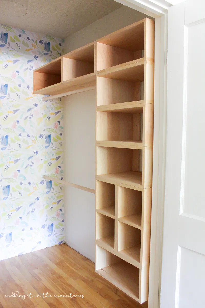 DIY Closet Makes Organizing More  Practical at Home