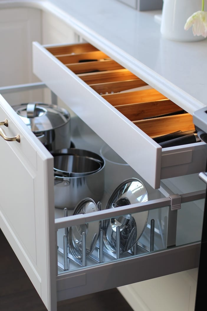 Kitchen Drawer Organizers for Better  Kitchen Work