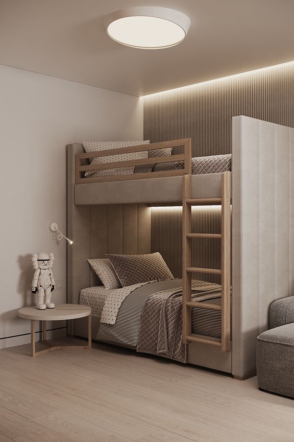 Modern Bunk Bed in Elaborate Style
