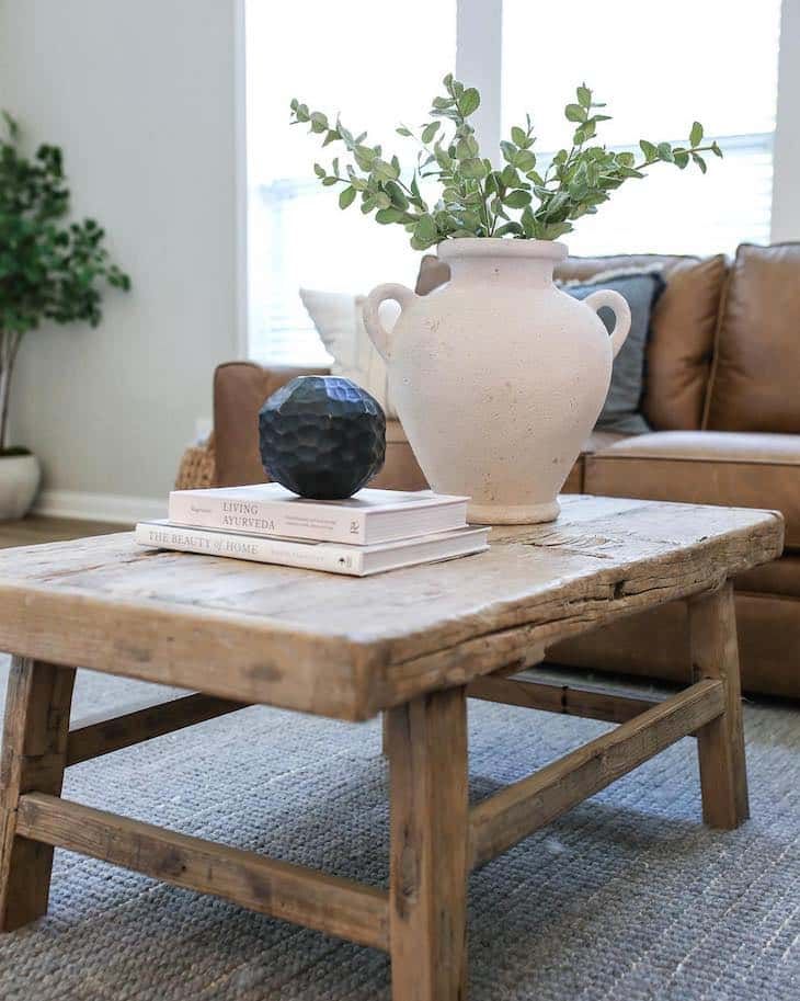 Reclaimed Wood Coffee Table- lets have a vintage Era