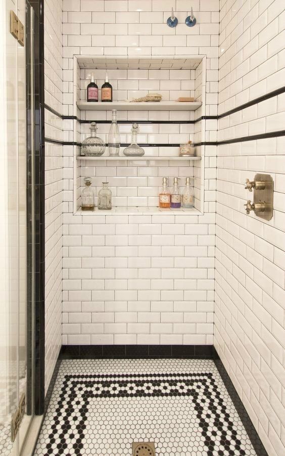 Appropriate use of shower shelves