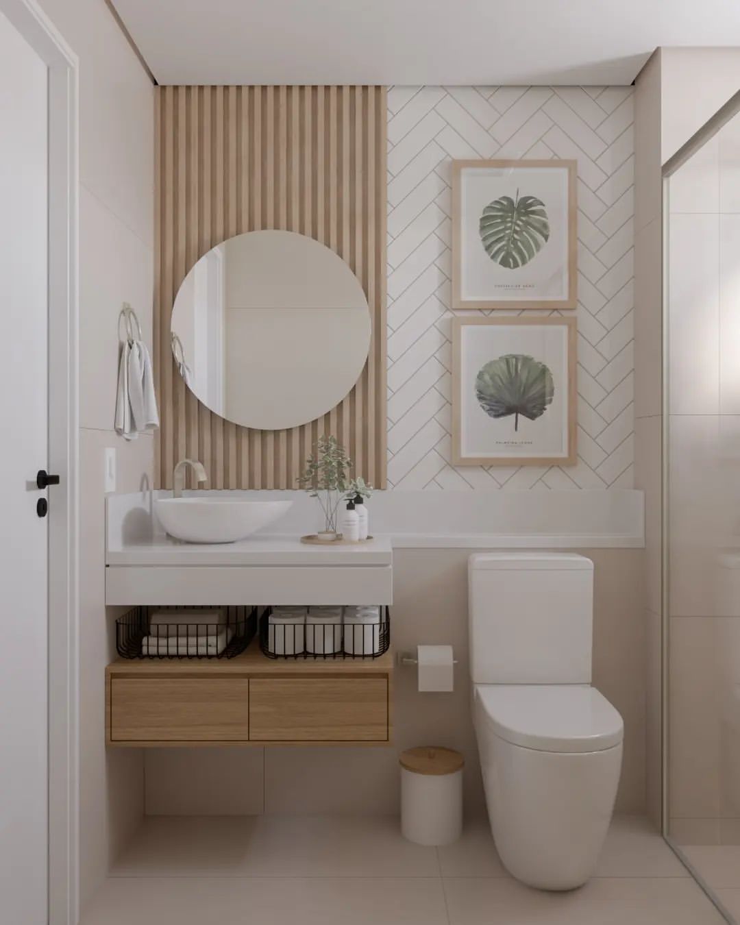 Choose the best small bathroom design for the makeover of the entire area