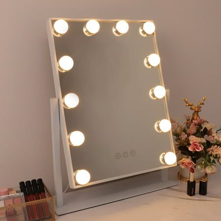 Vanity Mirror With Lights For Bedroom   With Flair