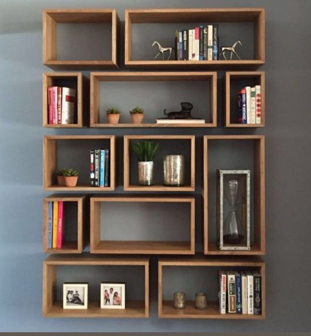 WALL BOOKSHELVES- A HOUSE FOR BOOKS