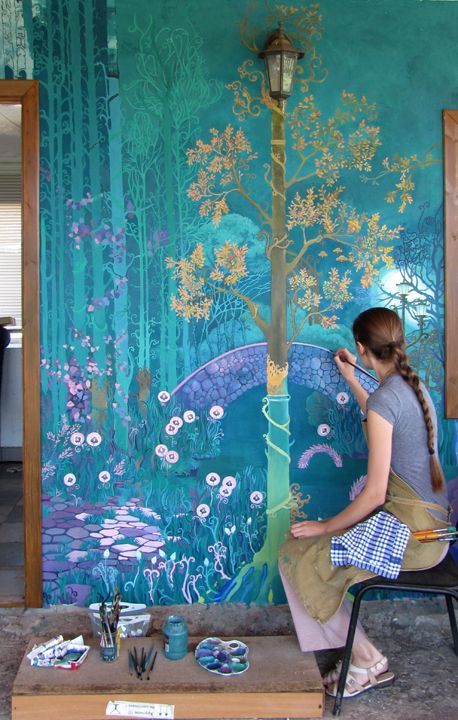 ADDING BEAUTY TO THE WALL BY WALL PAINTING