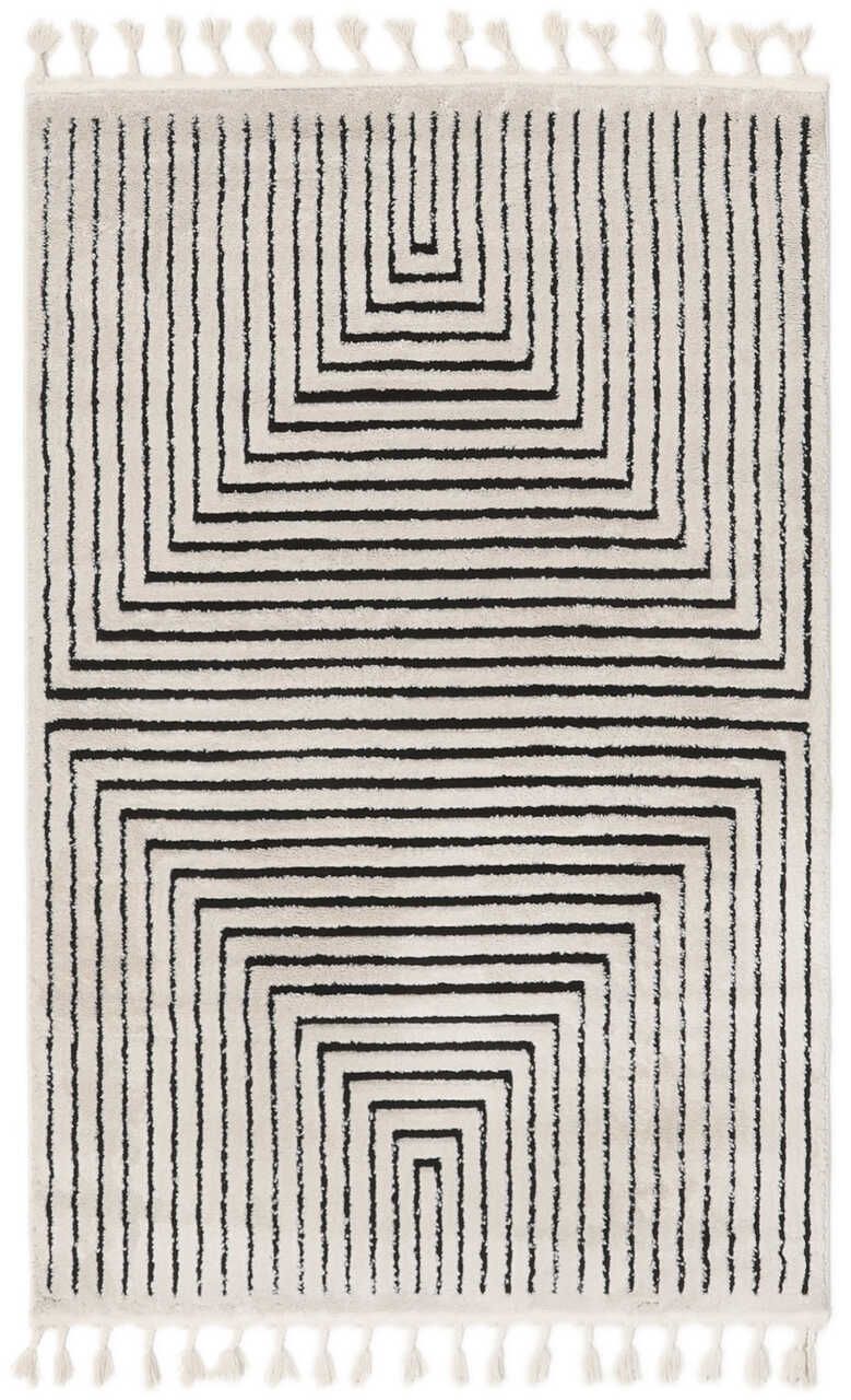 Elegance at your door step with black and white rugs
