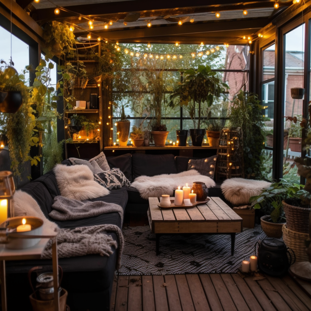 Decking lights to add glow to your evenings