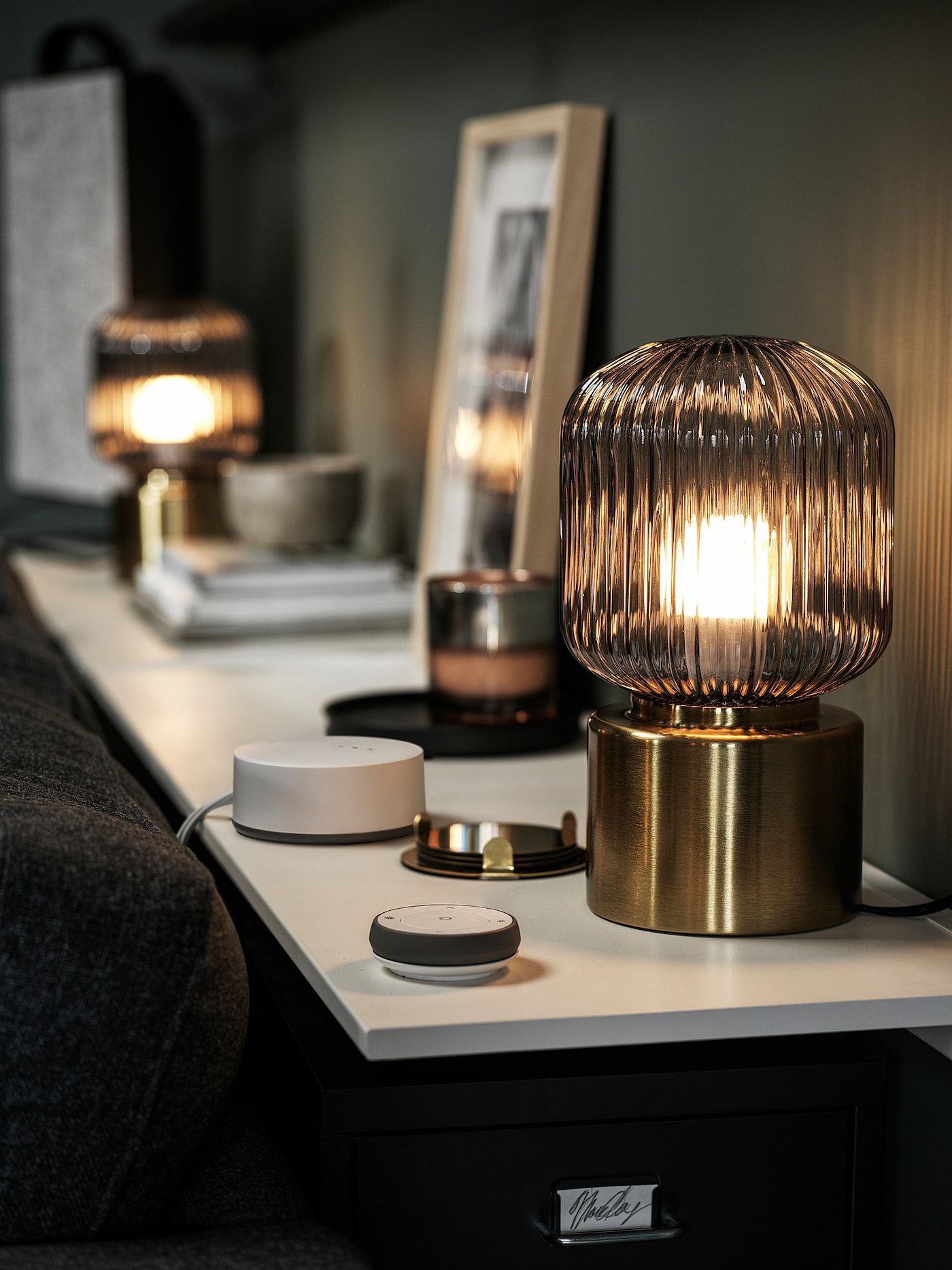 Glass Table Lamps Illuminate Your Room  with Classy Style