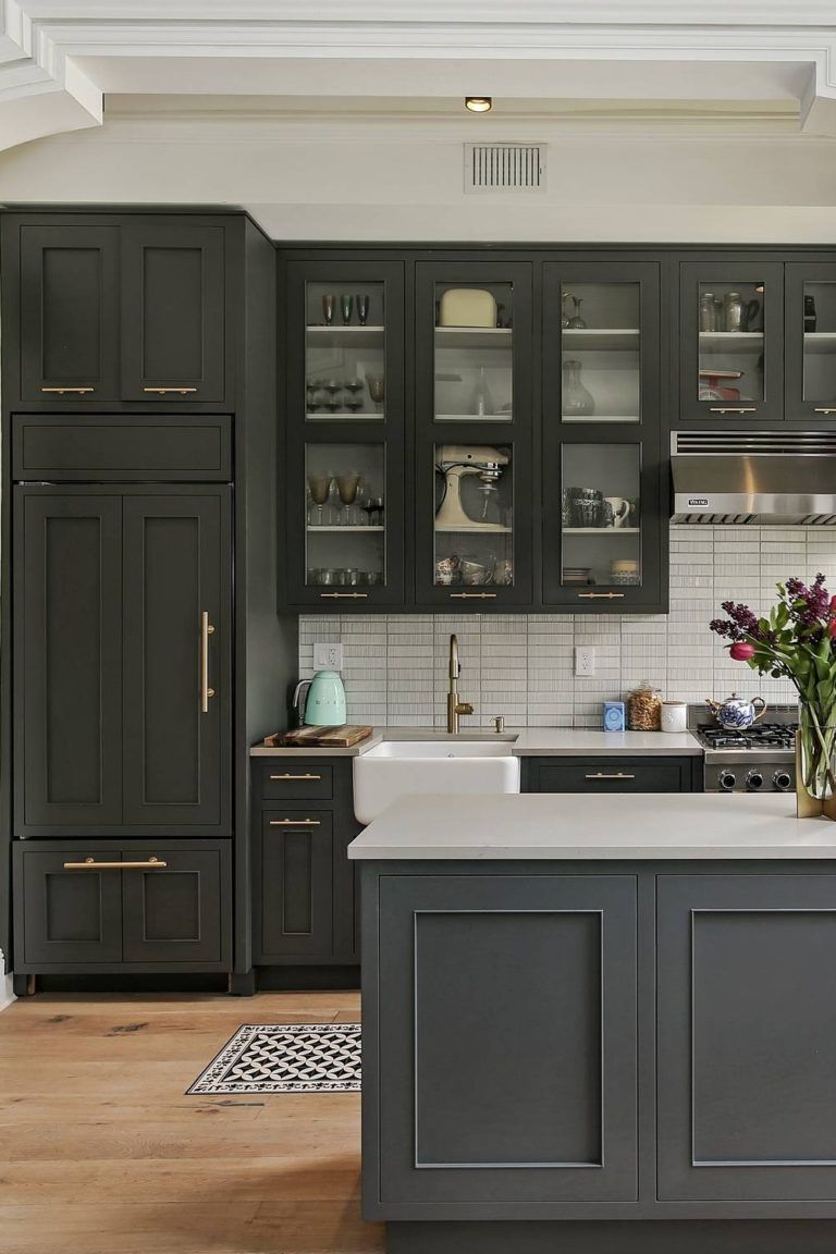 Gray Kitchen Cabinets