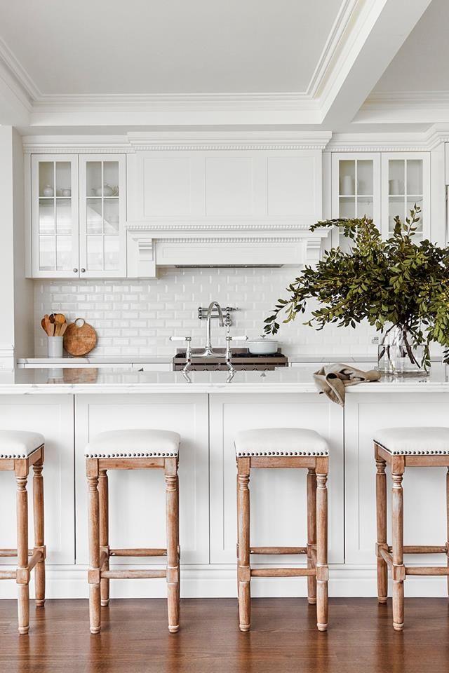 Kitchen Island with Stools