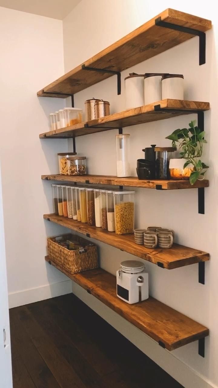 Right Kitchen Shelving Increases Practicality