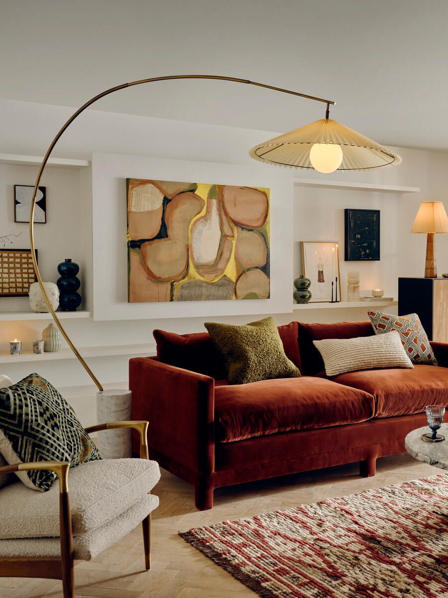 Living Room Lamps Create Beautiful Aura  in the Room