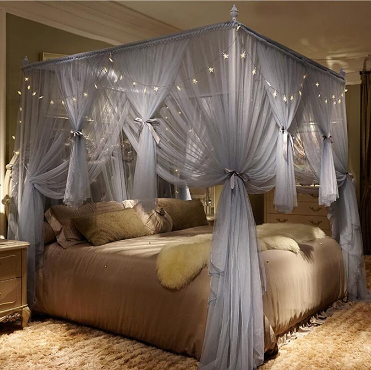 Queen Canopy Bedroom Set