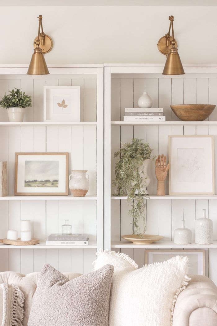 White bookshelves for your house