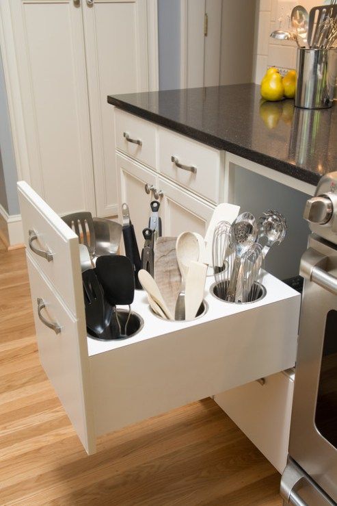 Kitchen Drawers Offer Well-Organized  Storage