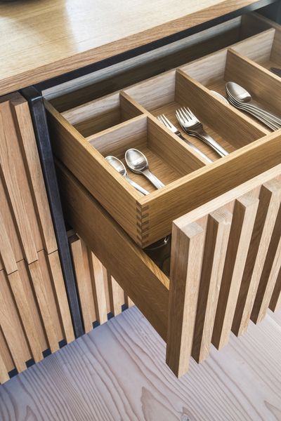 Modern Kitchen Drawers a Breeze for Work and Organization