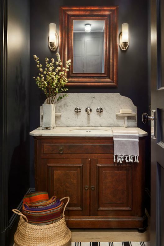 Antique Bathroom Vanity for Classical  Bathroom Setting