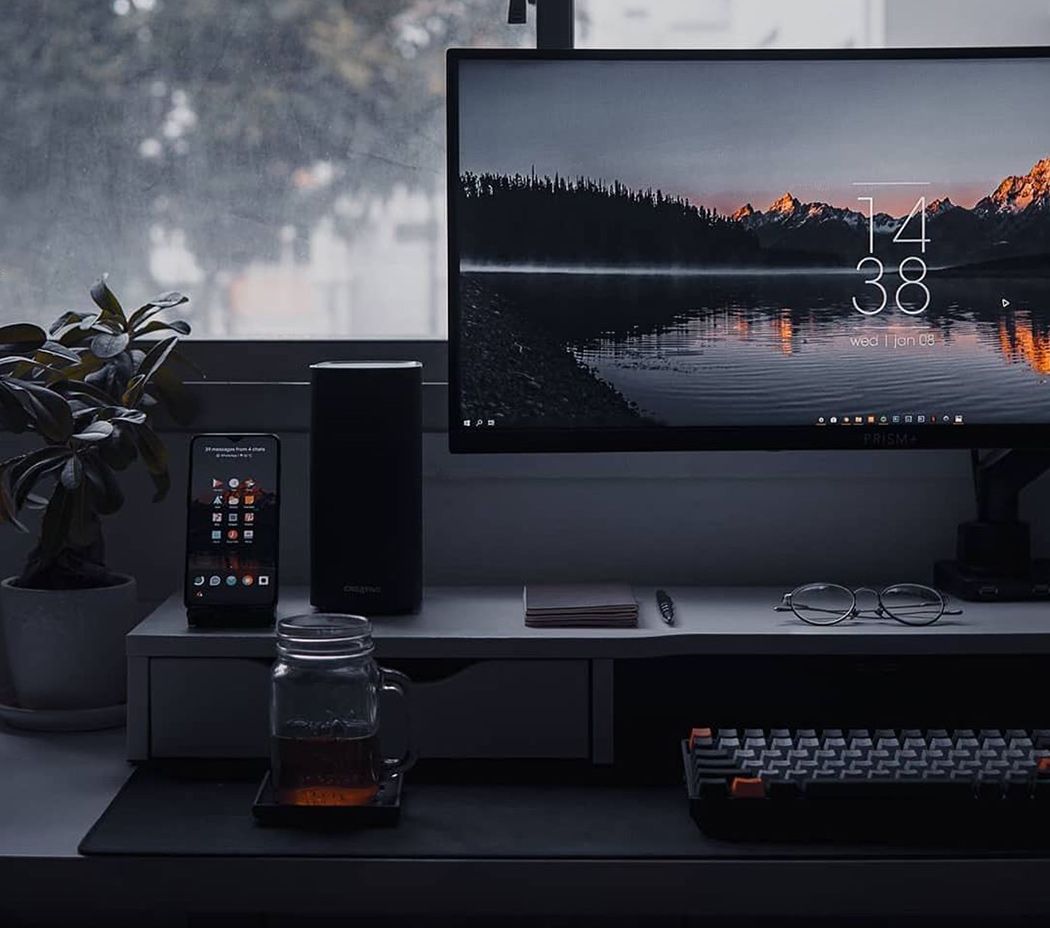 Modern Black Computer Desk for Your Home  Office