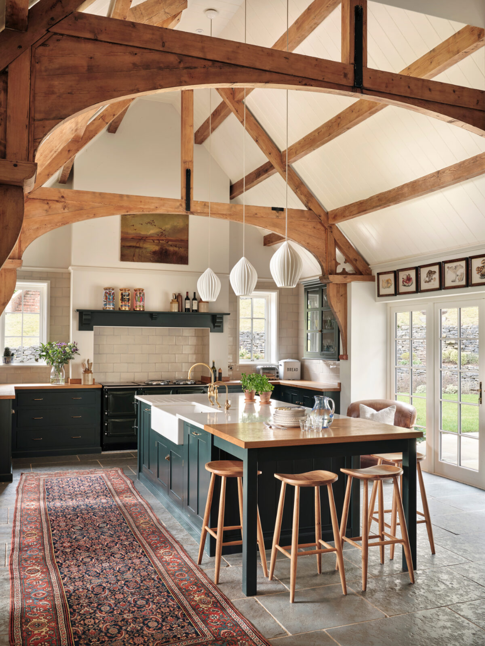 Country Kitchen Designs Made Easy with  natural Wood