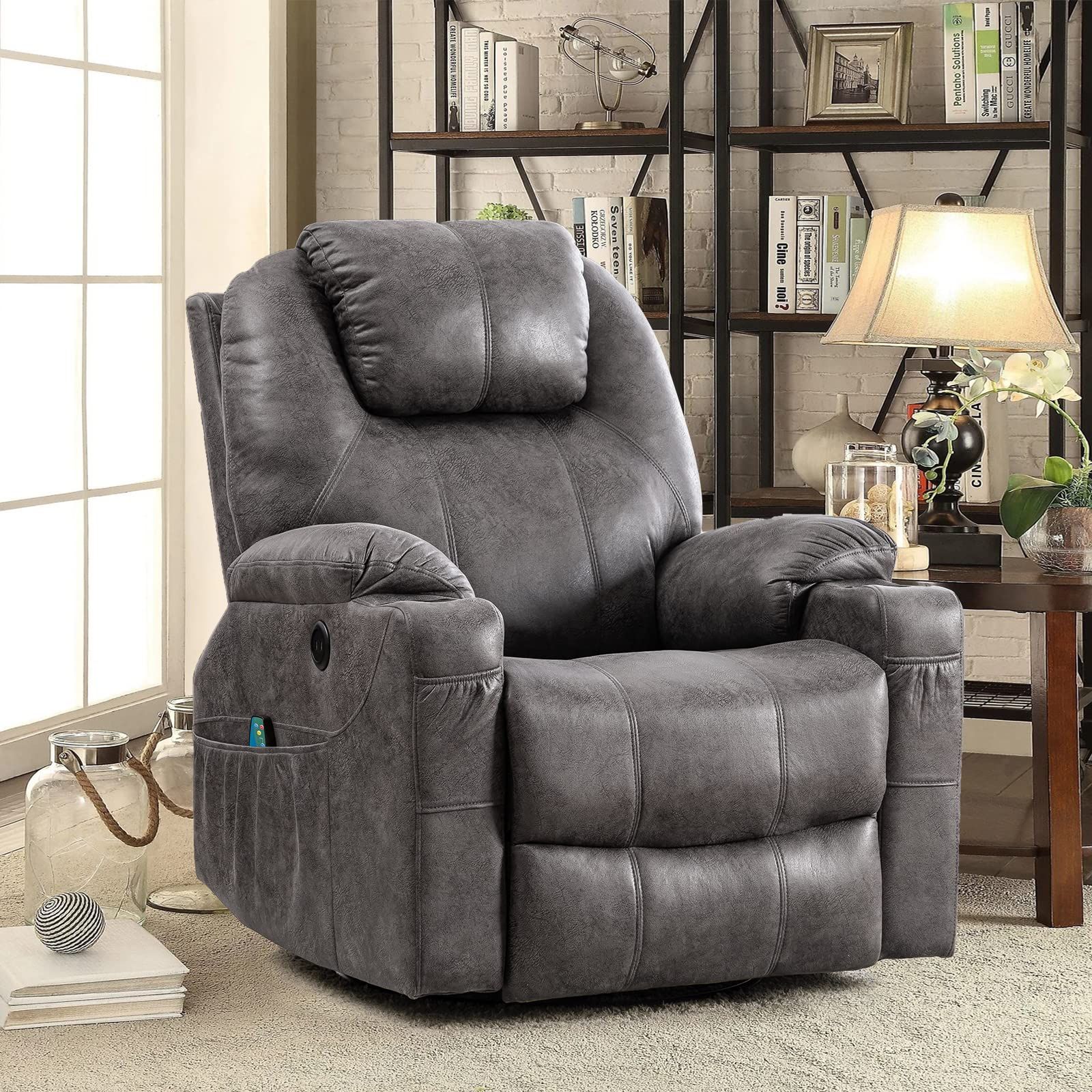 Glider Rocker Chair for Extra Comfort and  Rest