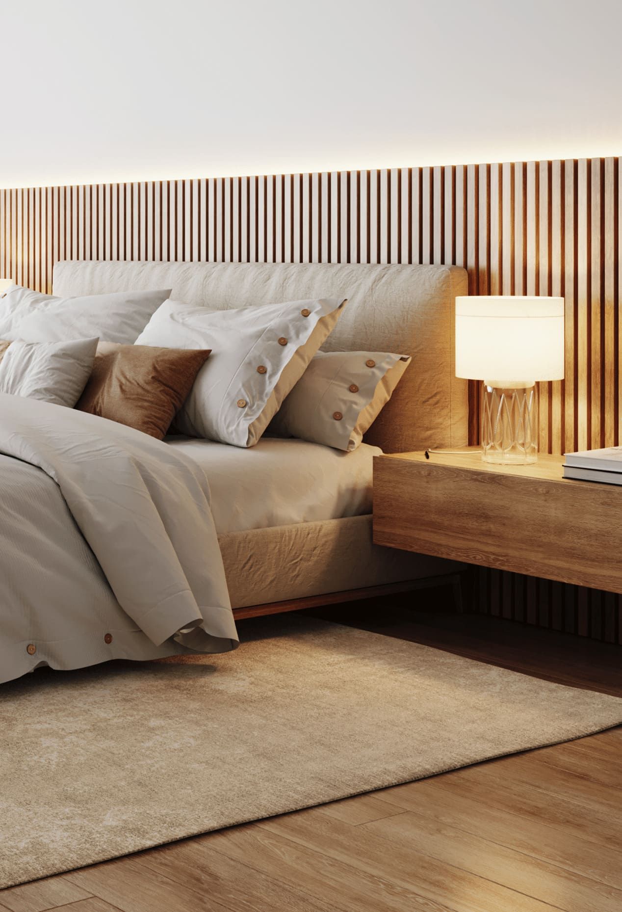 Modern Headboards Options to Increase  Practicality of Your Bed