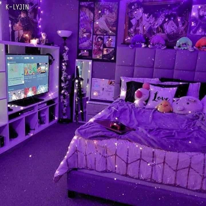 Purple Bedroom Brings calmness and Love to Your Temper