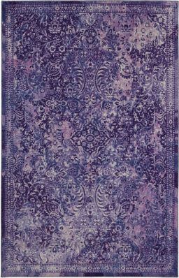 Purple Rugs Create Amazing Effects in  Home Environment