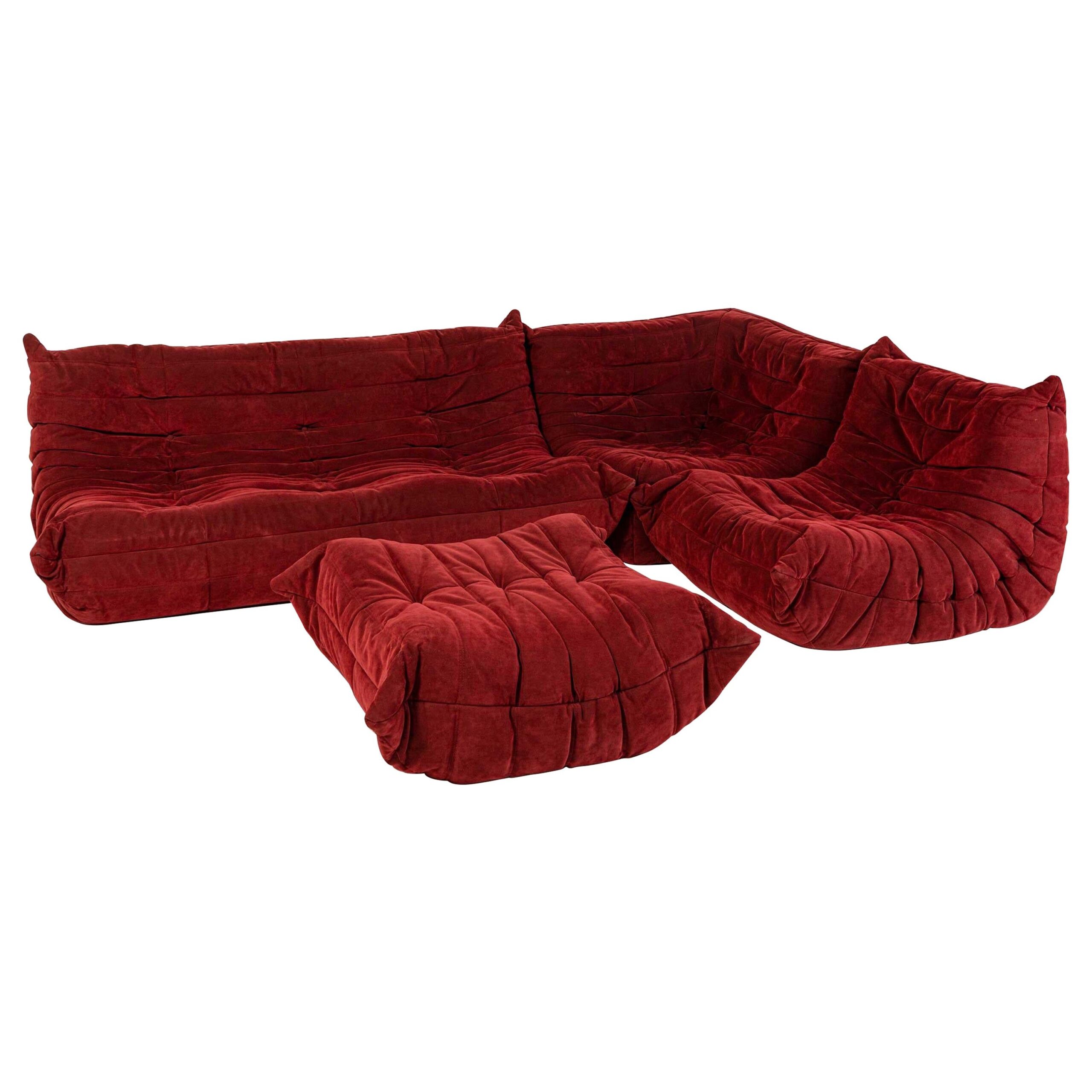 Red Sectional Sofa for Newly Wed Couples  Home