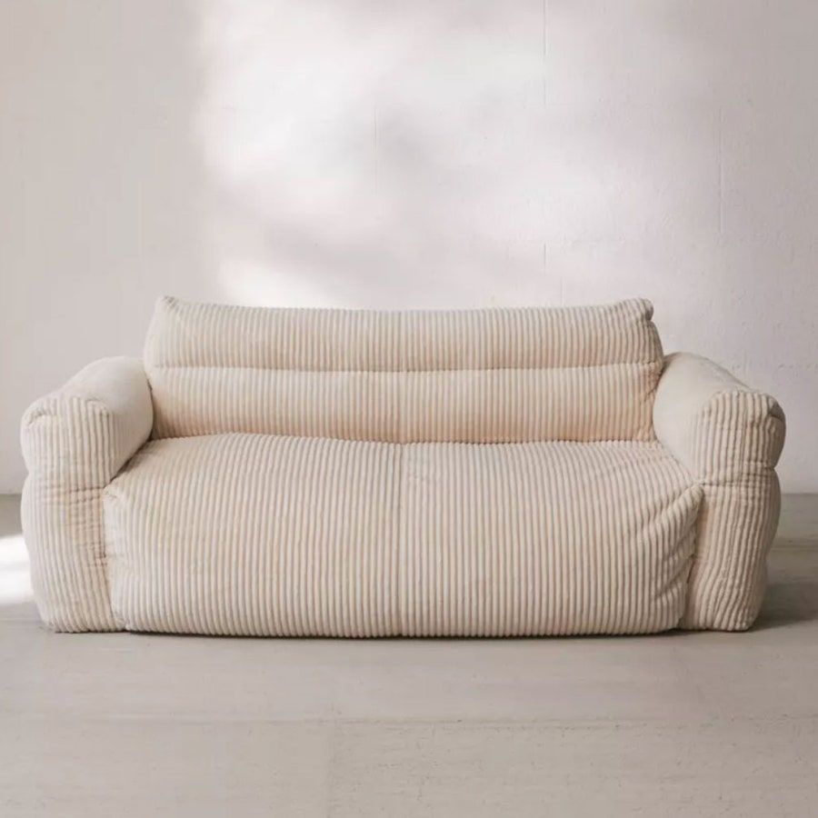 Small Couches Add Texture to Small Spaces  at Home