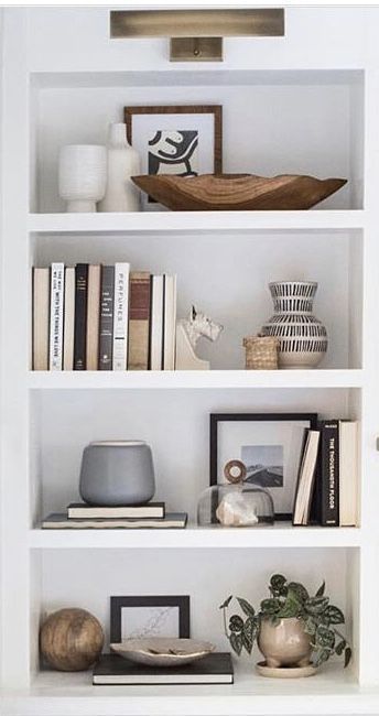 Installing a White Shelf for Elegant  Organization