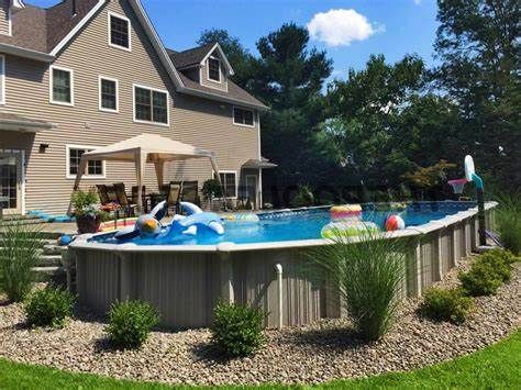 Landscaping Ideas Around Above Ground Pool: Food for Thought