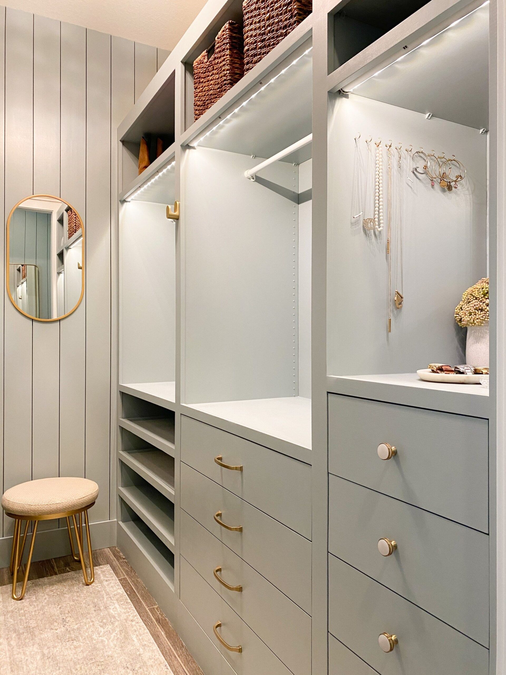 DIY Closet Makes Organizing More  Practical at Home