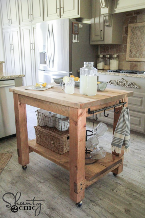 Kitchen Cart – A Mobile Utility Storage  for Your Kicthen
