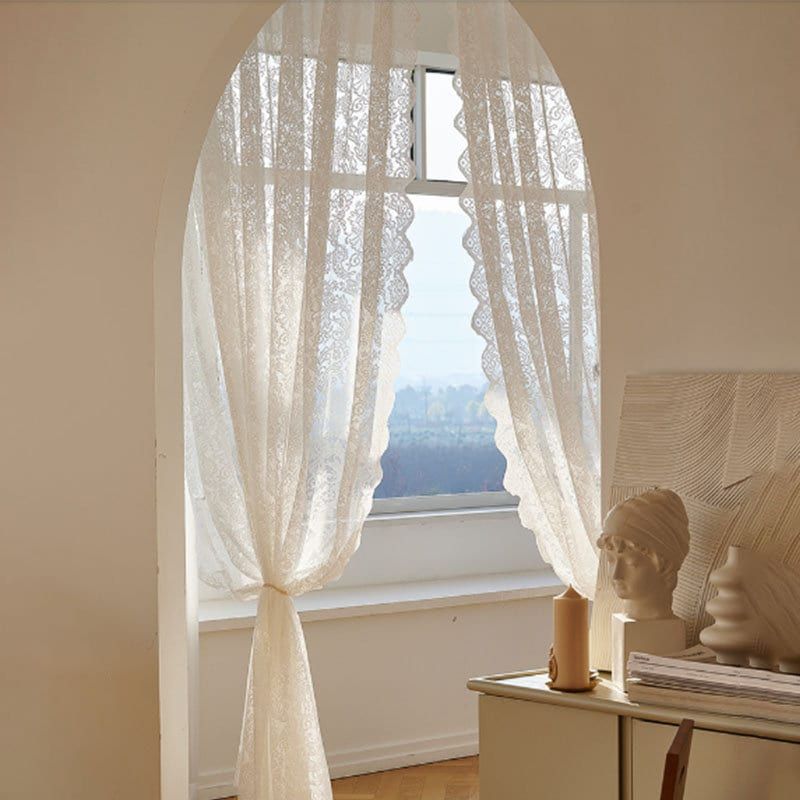 Exquisite Lace Curtains for Your Vintage Home Interior