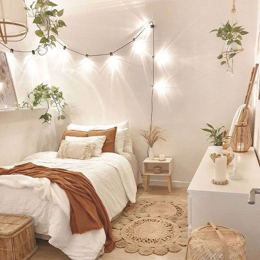 Remarkable string lights for bedroom ideas