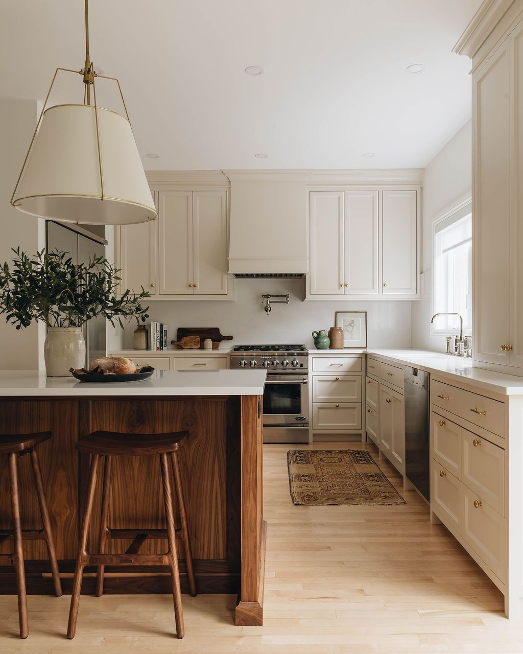 Beautiful White Kitchen Island