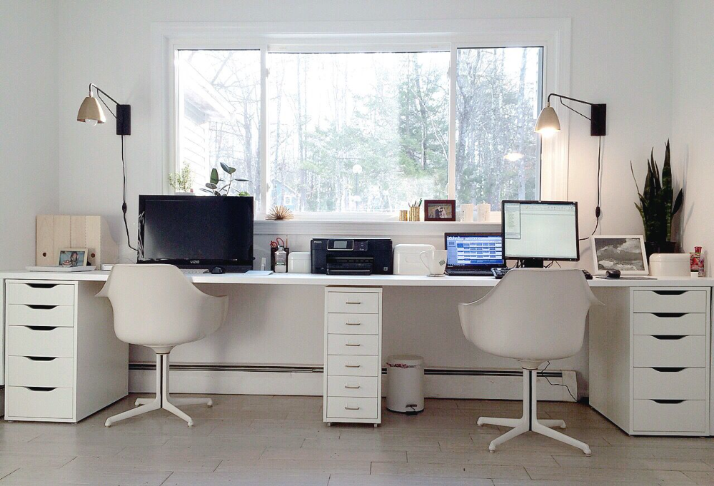 Double Desk for a Home Office