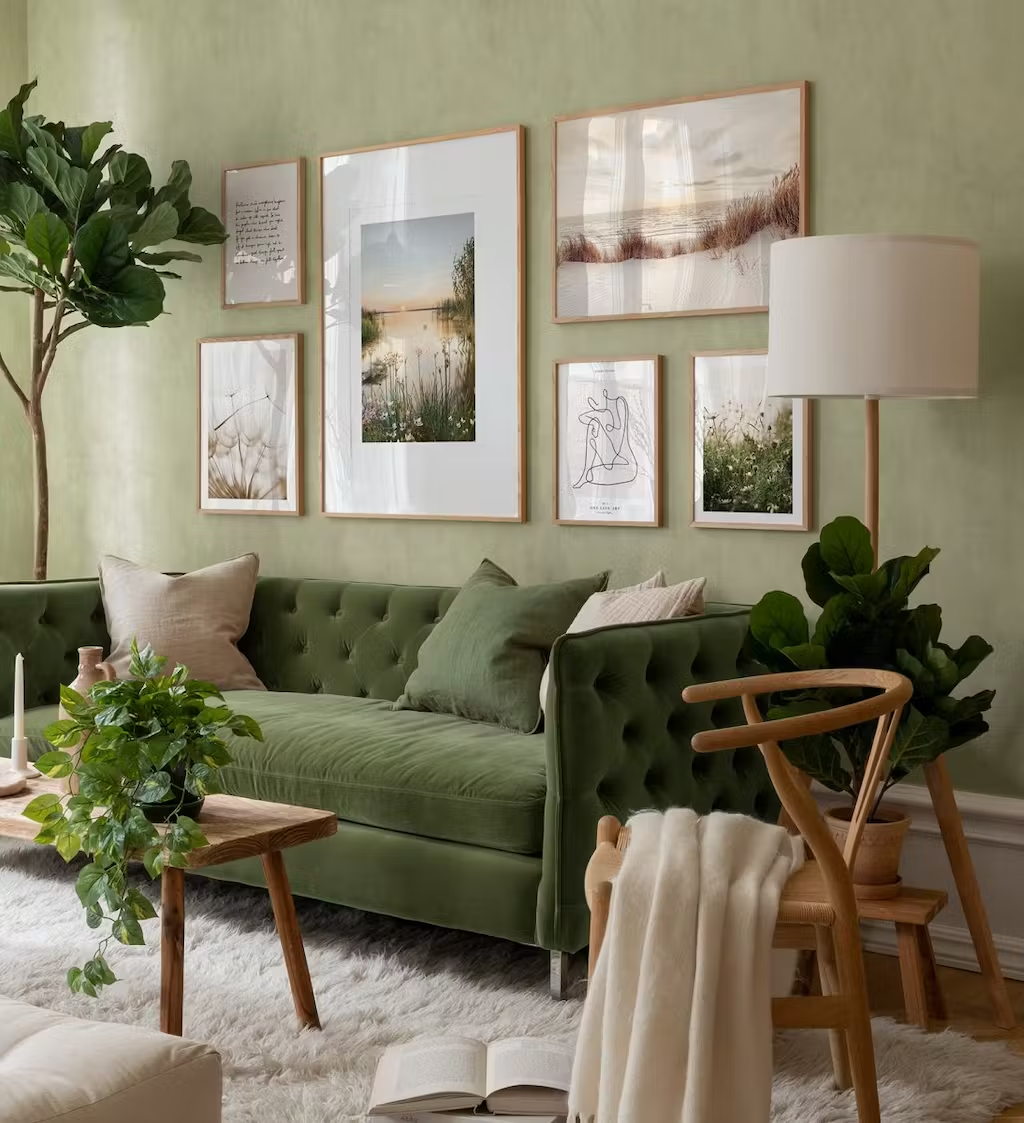 The Timeless Elegance of a Green Sofa