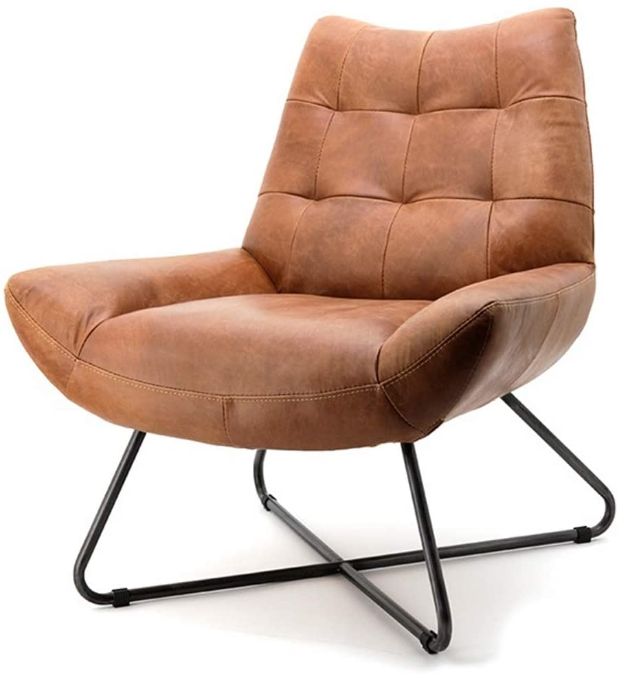 Leather Club Chair for Added Attraction