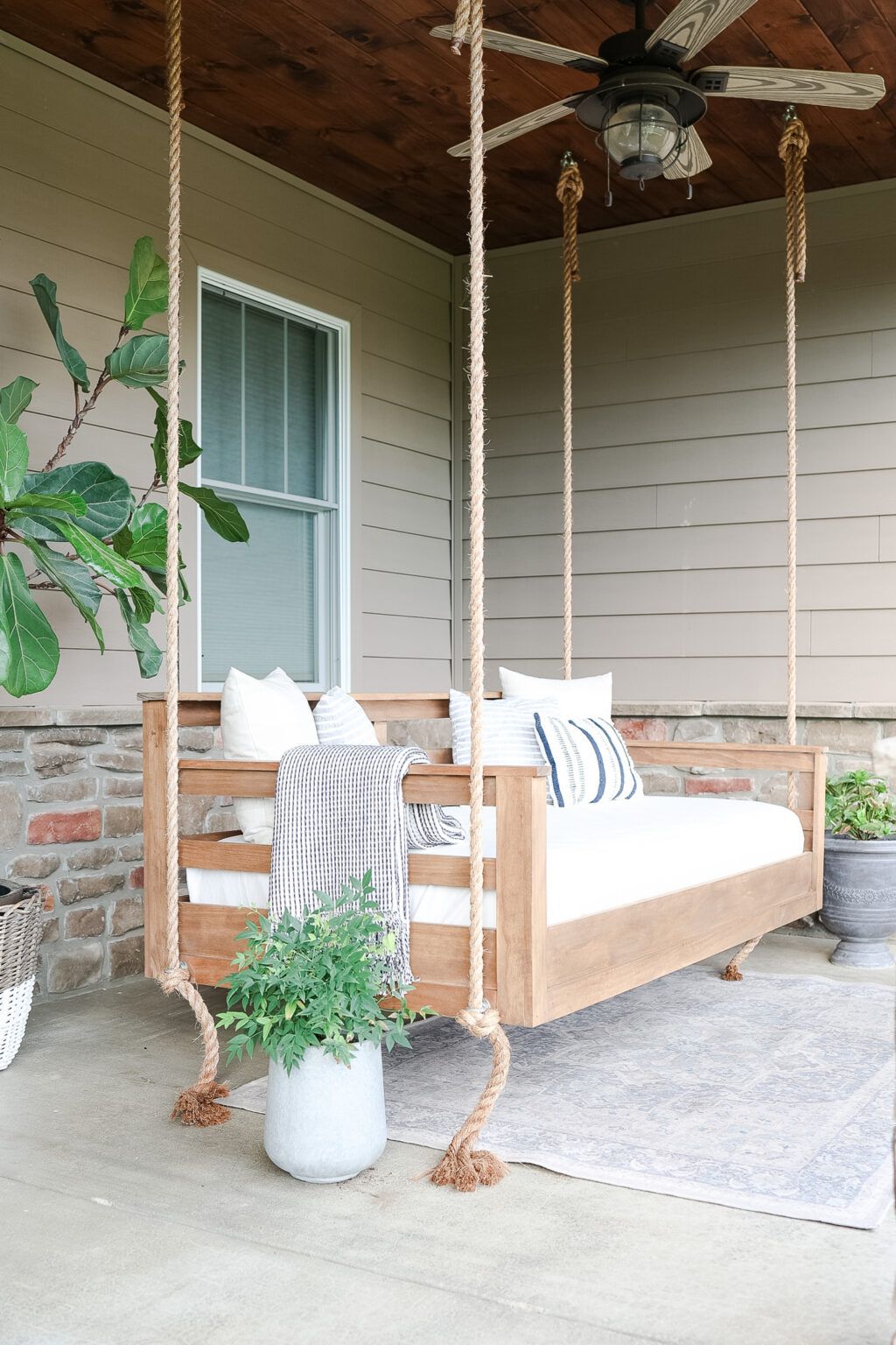 Enjoy living outdoors with comfort from porch furniture