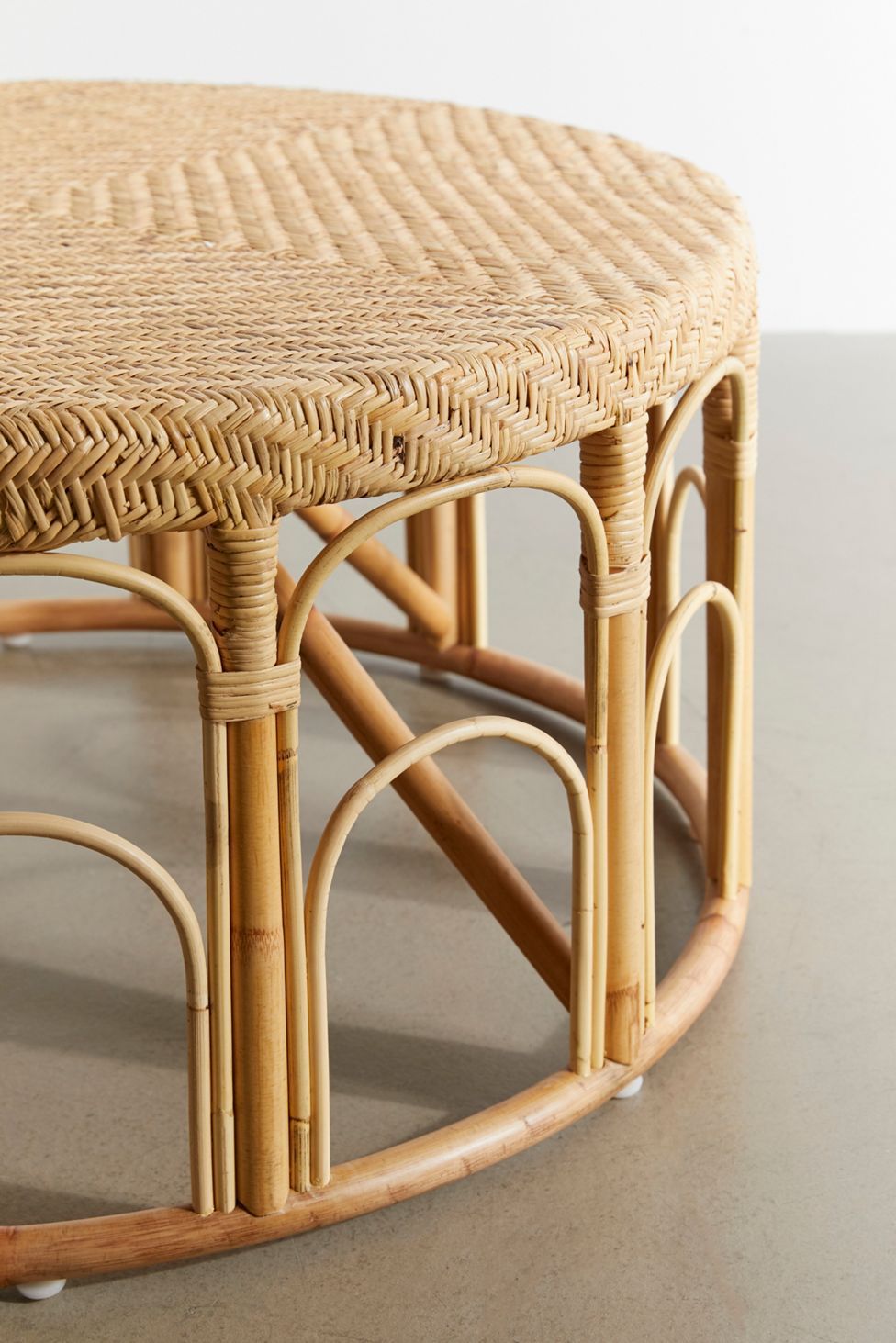 Rattan Coffee Table for Adding Texture to  Your Home