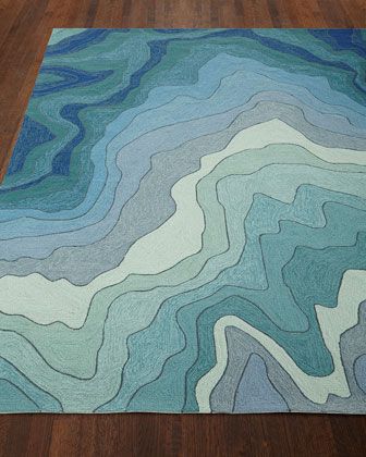 Turquoise Rug brings Cool Effects to Your  Room