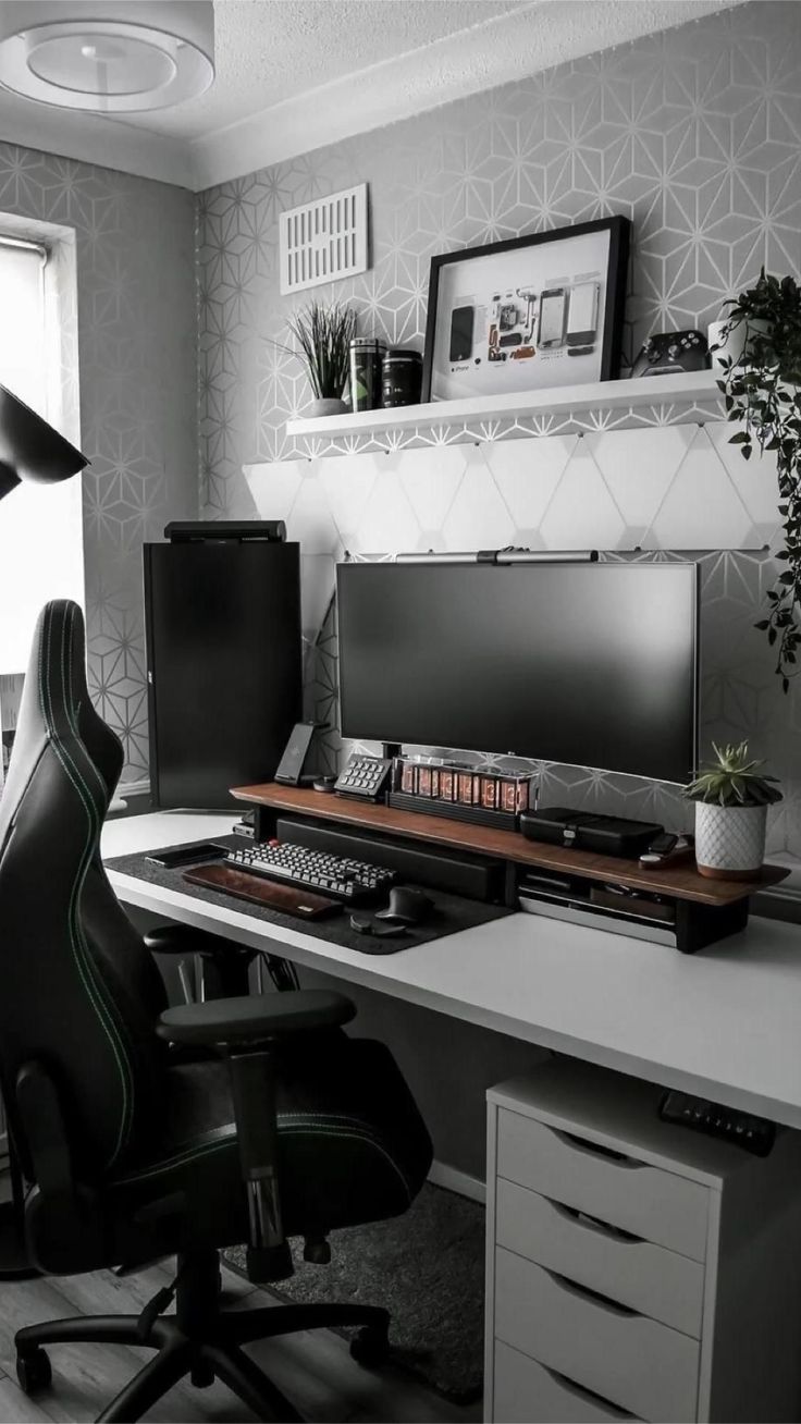 White Computer Desk Suits Your Home  Office