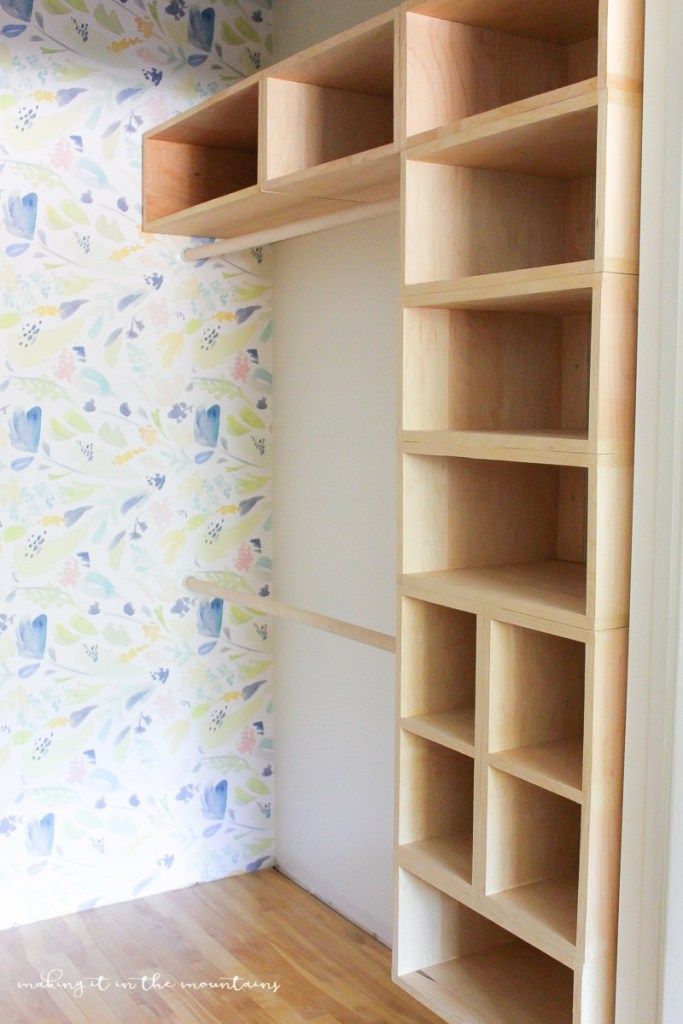 DIY Closet Makes Organizing More  Practical at Home