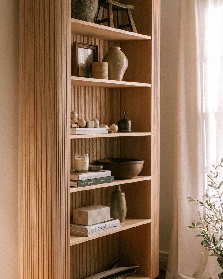 Oak Bookcase for Protecting Your Books  and Stationery