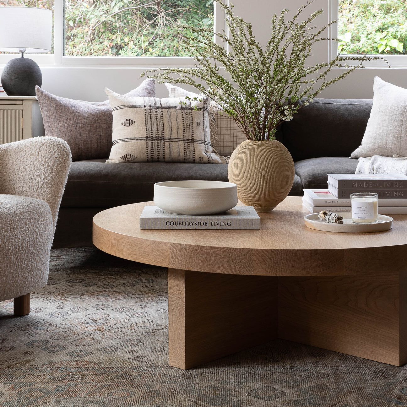 Styling tips for Round Coffee table