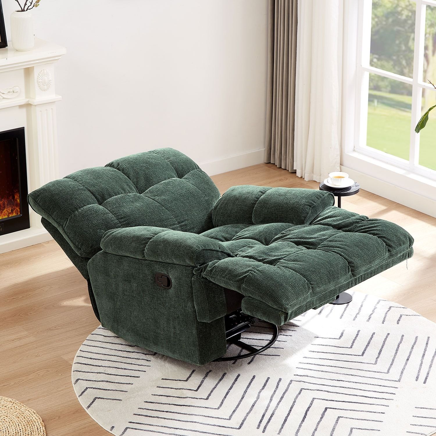 Swivel Rocker Recliner Offers Optimum  Comfort