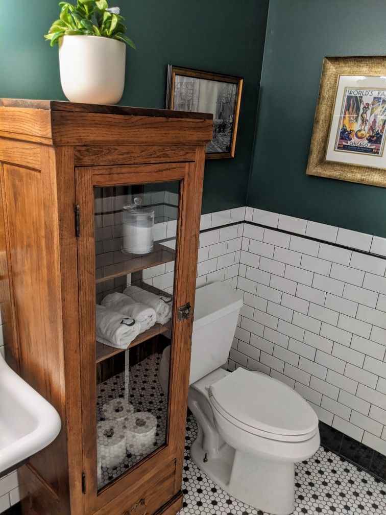 White Subway Tile Bathroom