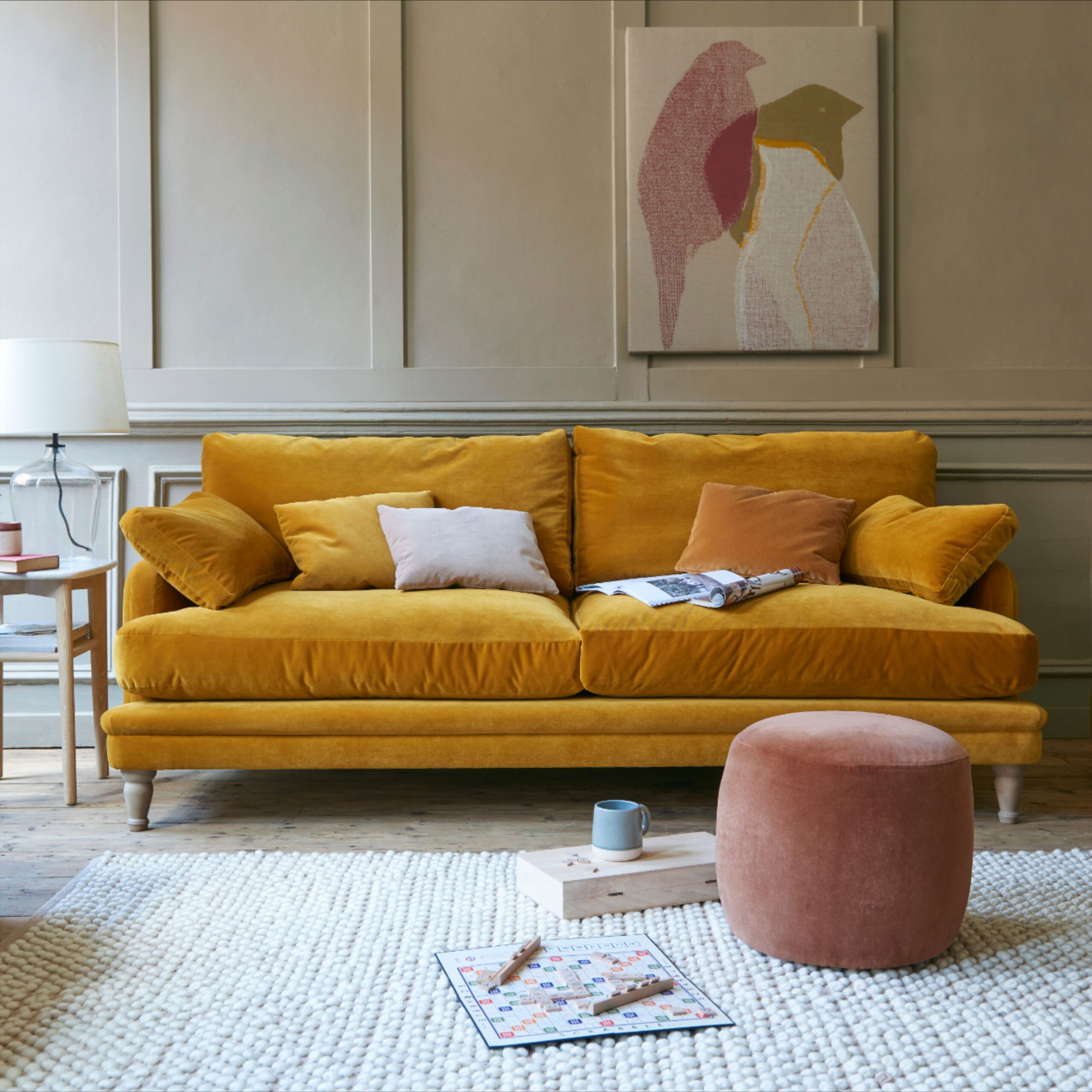 MAGICAL YELLOW SOFA IN YOUR HOUSE