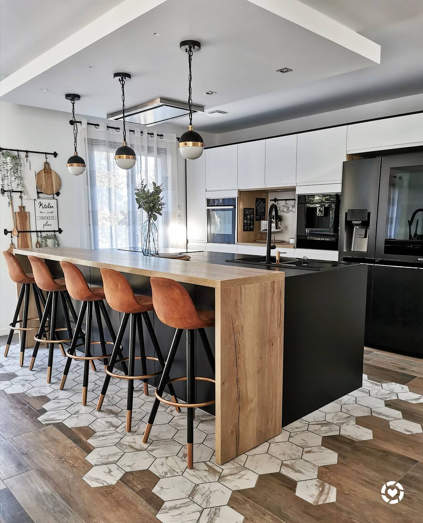 kitchen island with seating